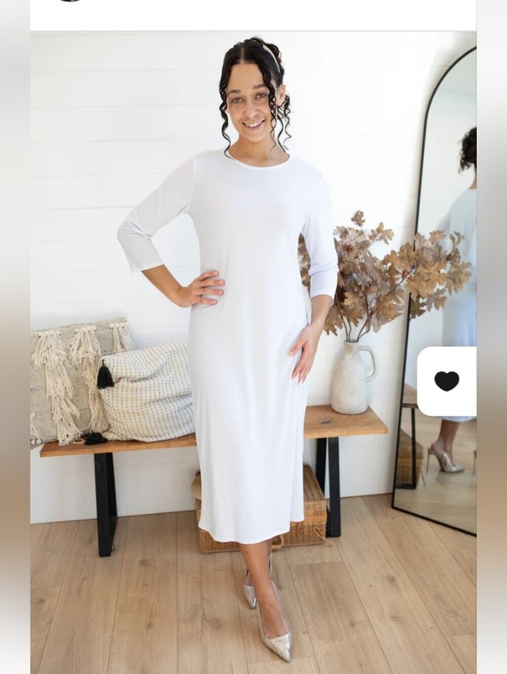 White Layering Dress
